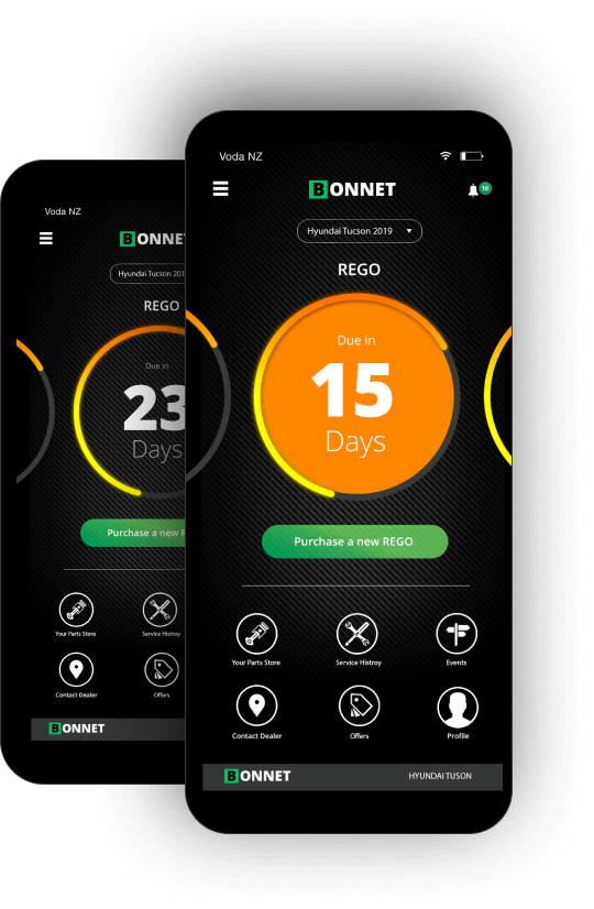 Bonnet Vehicle Management App